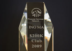 2009 AIA $200K Club Award