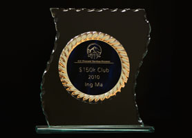 2010 AIA $150k Club Award